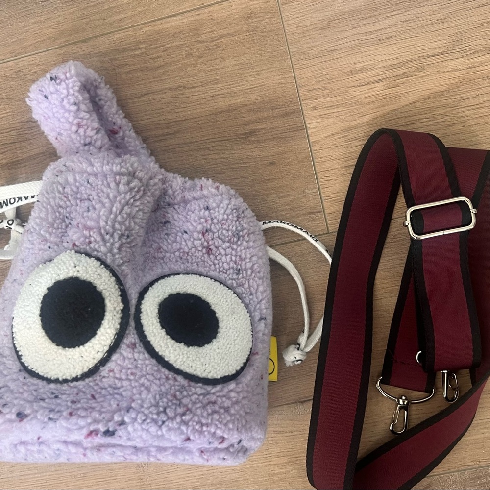 Candy Eye Fuzzy Bag by MAKOMAKI KOREA